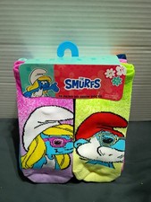 The Smurfs 10 Pairs No Show Socks Girl's NEW  Size 4-10