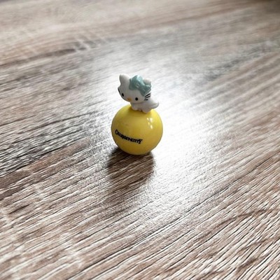 Rare Charmy Kitty Sanrio Okiagari Mascot, Yellow Plastic, 14+