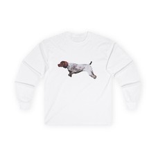 German Shorthaired Pointer "On Point" Classic Cotton Long Sleeve Tee