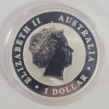 2018 1oz. Australia EMU Proof Silver  Dollar..9999 Fine.