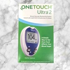 NEW OneTouch Ultra 2 Glucose Monitor Meter Kit + Lancing Device Exp: 10/31/2025