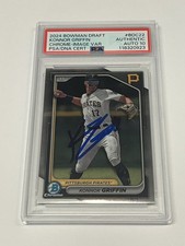 2024 Bowman Draft Chrome Konnor Griffin Image Variation Auto SP #BDC22 PSA 10