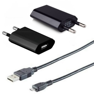 Fire TV Stick USB Netzteil 5V 1.0A Schwarz inkl. 0.80 Meter Stromkabel
