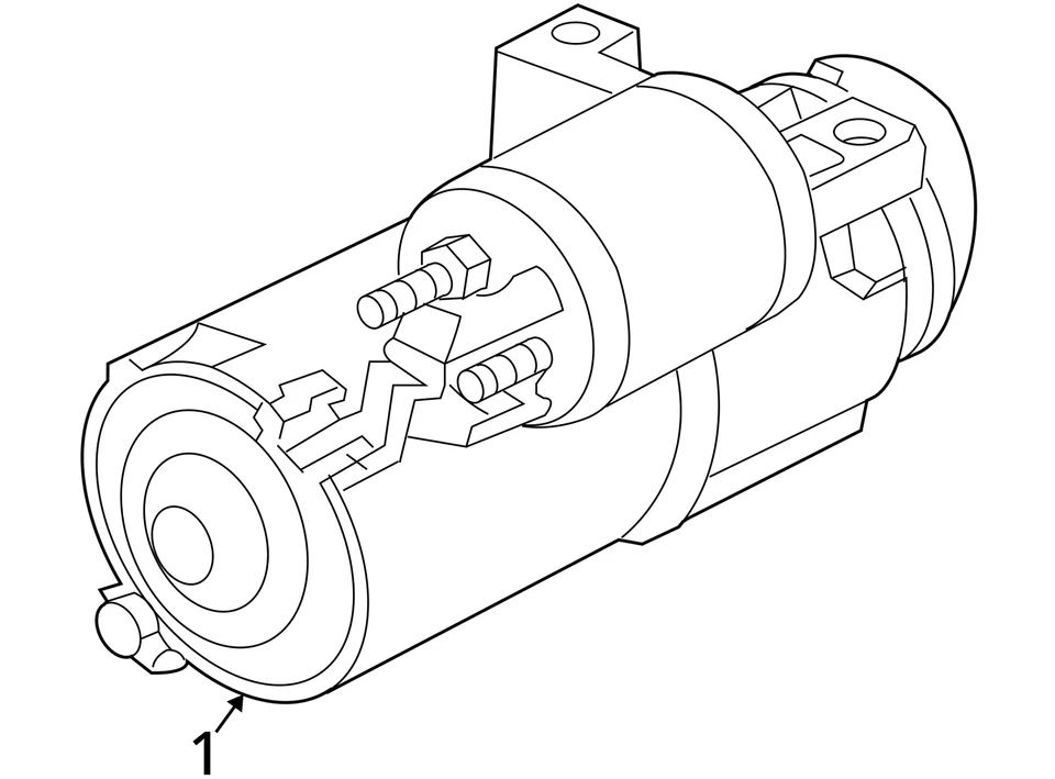 Solenoide motor de arranque Buick Century 1997-2005 fabricante original YJGJ6 Foto 3 de 3
