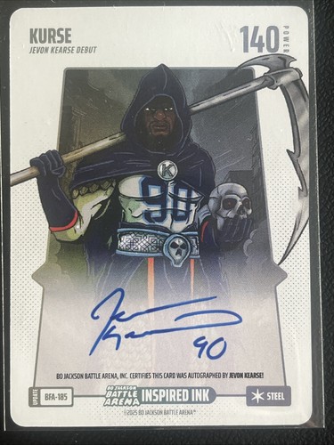 2025 Bo Jackson Battle Arena Auto – Jevon Kearse Kurse #BFA-185