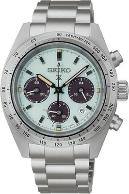 Seiko Prospex SPEEDTIMER SBDL129 Men Watch Green Solar Chronograph Sapphire NEW