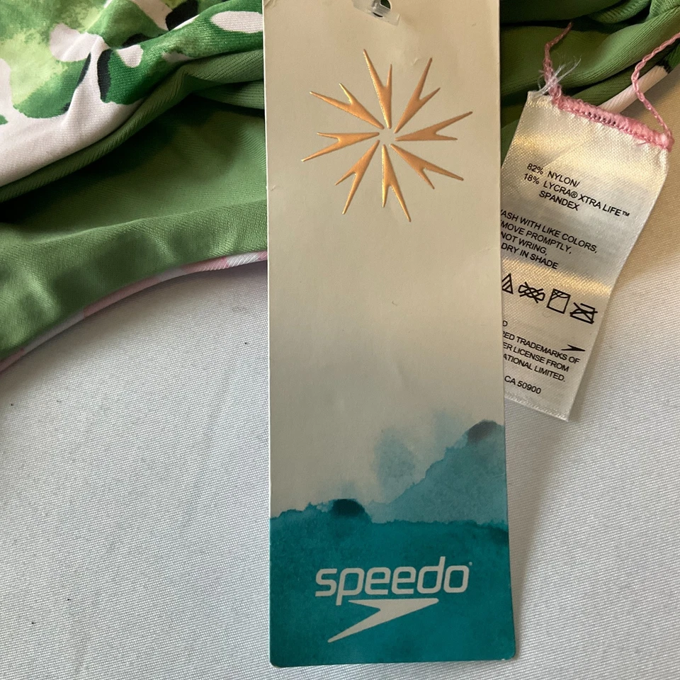 Parte inferior Speedo Swim Bikiini para mujer talla S hoja multicolor Foto 3 de 4