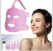 Portable Red Light Skin Therapy Face Mask Infrared Gentle Skin Therapy Mask LED