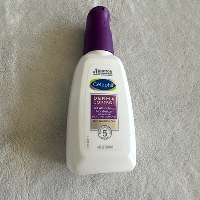 Cetaphil DermaControl Oil Absorbing Moisturizer with SPF 30, For Sensitive, Oily