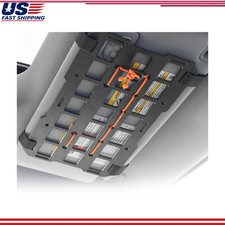 7x13 Universal Sun Visor Organizer Rigid Molle Panel Car Suv Truck Interior