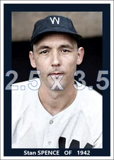 Stan Spence - 1942 Washington Senators - choose a style - colorized print
