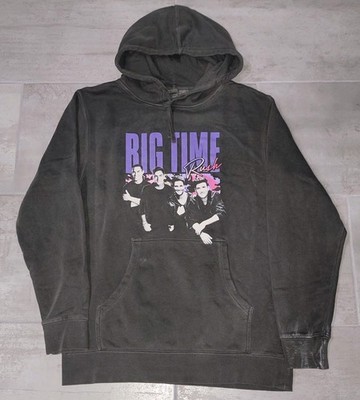 New-Big Time Rush Forever 2022 Tour Sweatshirt Hoodie Men's M Gray Concert Merch