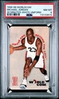 1996-98 WORLDCOM CALLING CARDS 30 MINUTES-WHITE UNIFORM MICHAEL JORDAN PSA 8