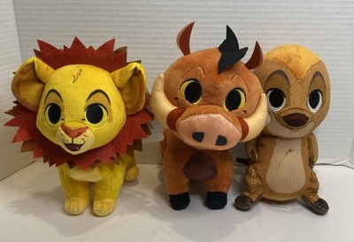 The Lion King Simba Timon & Pumbaa Funko 8'' Plush Stuffed Animals