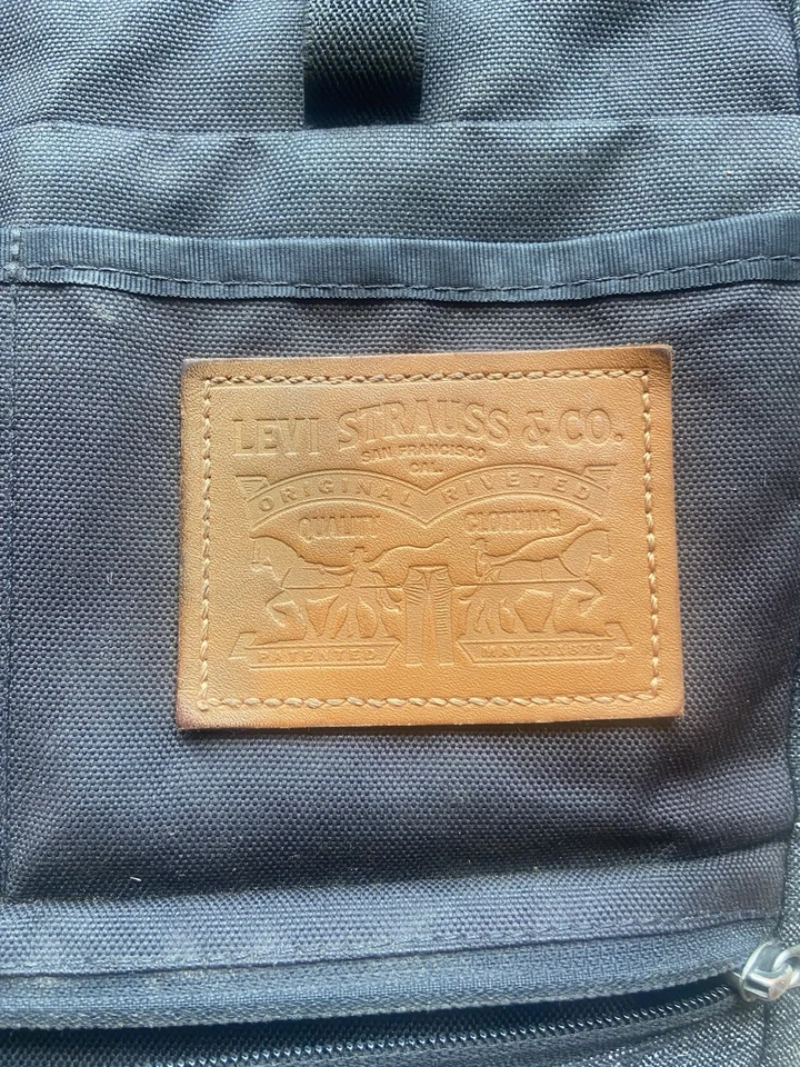 Mochila Levi's rara para laptop bolsa cordura cinza - Imagem 4 de 4