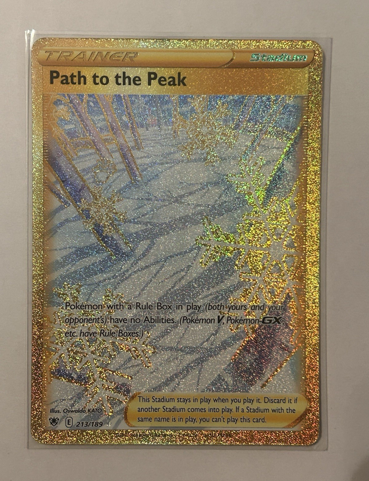 Pokémon TCG Path to the Peak 213/189 Astral Radiance Holo Secret Rare English
