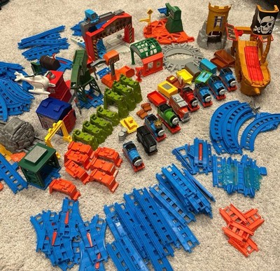 Thomas & Friends Motorized Railway Rare Train Set with Tracks Track System