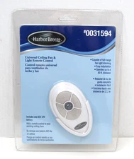 NEW Harbor Breeze Ceiling Fan & Light Universal Remote Control Model # 0031594