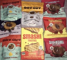 12 Smash Foods Bites Cashew Strawberry Jam Sunflower Toasties Day Out Butter