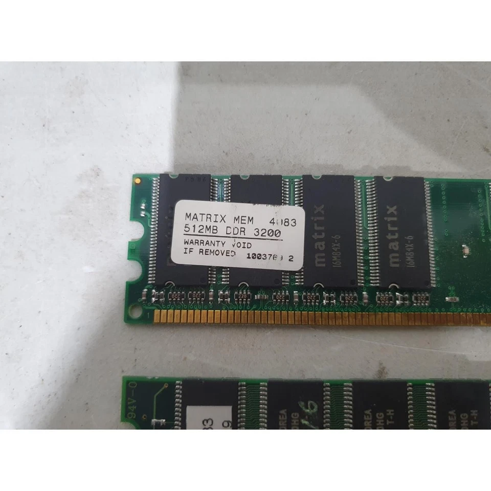 (Lot of 3) Various Brands DDR512PC3200 512MB & 256MB DIMM DDR RAM Memory Module - Image 2 of 4