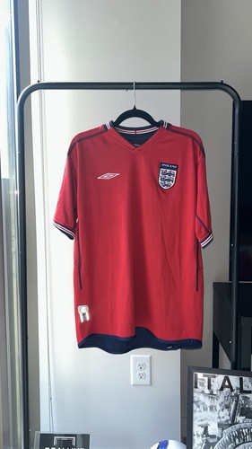 Authentic Umbro England 02/04 Away Jersey Size Large Excellent Condition