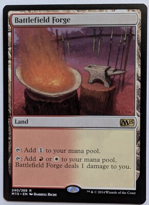 Battlefield Forge x1 Core Set 2015 M15 Magic the Gathering MTG LP/NM
