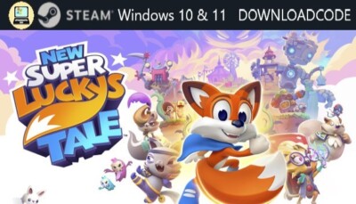 NEU PC Computer Spiel New Super Luckys Tale für Windows 10 11 STEAM Downloadcode