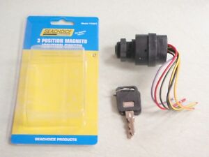IGNITION-SWITCH-OUTBOARD-11831-FITS-MERCURY-MARINER-MAGNETO-PUSH-TO-CHOKE-2-KEYS
