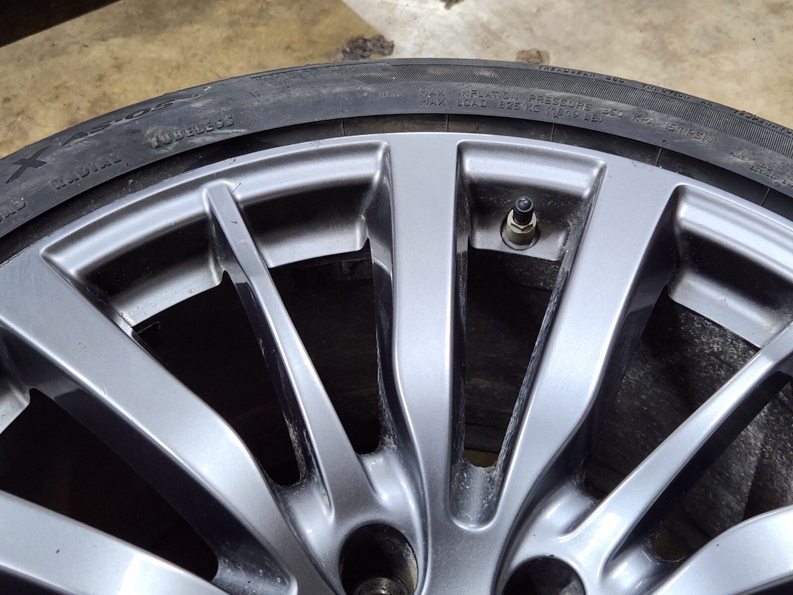 ⭐ 14-21 Maserati Ghibli Rear 19" Light Alloy Speedline Rim Wheel Tire Oem