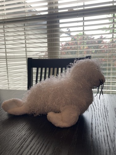 WEBKINZ WHITE SEAL HM023 by GANZ PLUSH STUFFED ANIMAL OCEAN SEA LION NO CODE - Picture 3 of 6