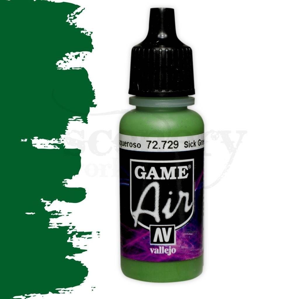 VALLEJO GAME AIR SICK GREEN Cod.AV72729