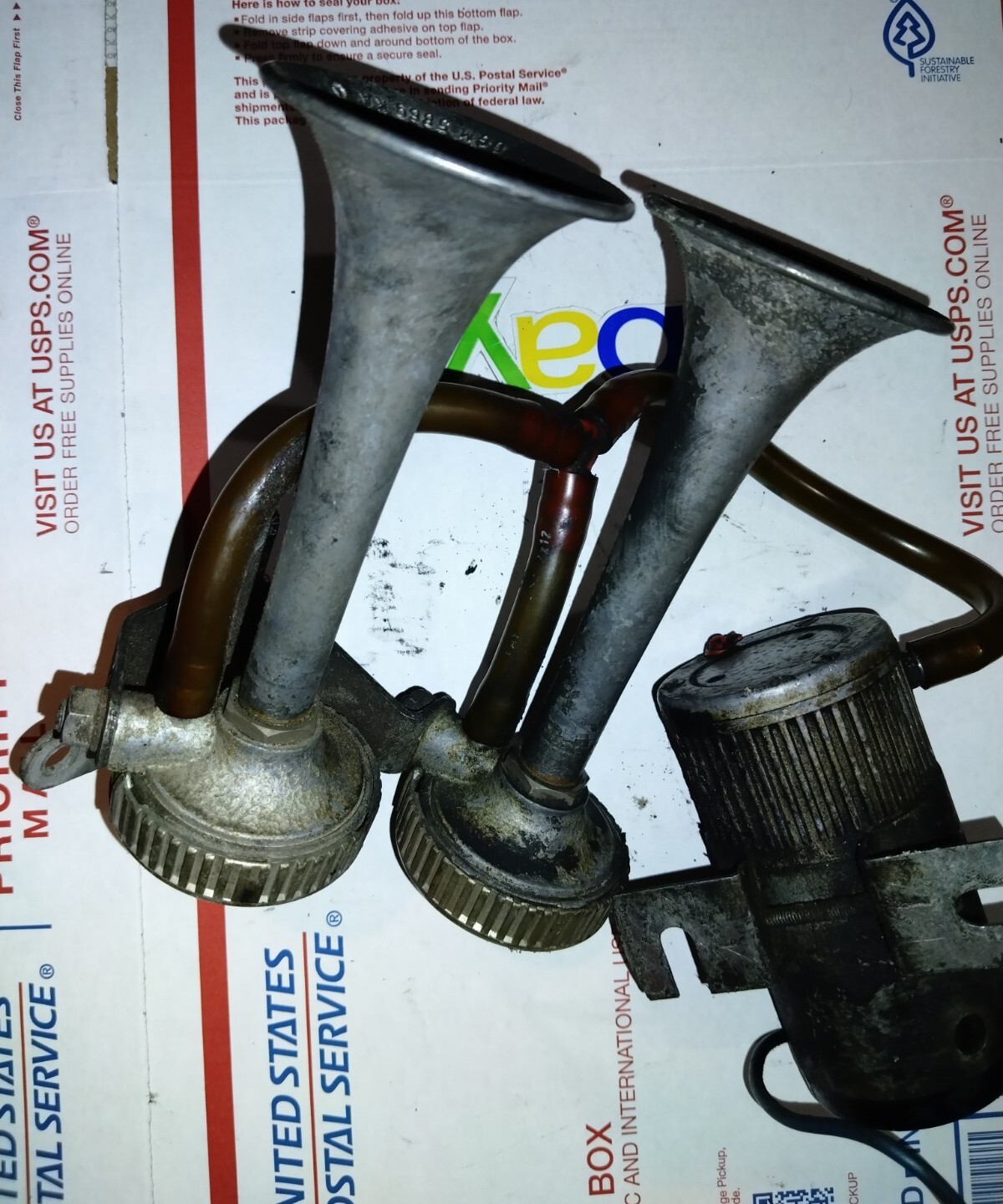Fiamm 2000 Italy DGM 5869 KA Horn & Compressor FERRARI LAMBORGHINI PORSCHE Fiat