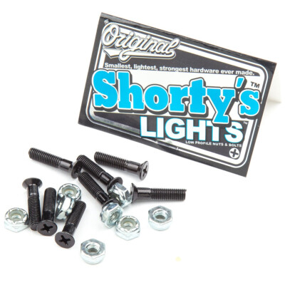 Shorty's Skateboard Hardware 7/8'' Phillips Black Shortys Truck Mounting Bolts