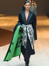 Celine Double Face Cashmere Coat Phoebe Philo 34 Pre-fall'18  $5900 Rare