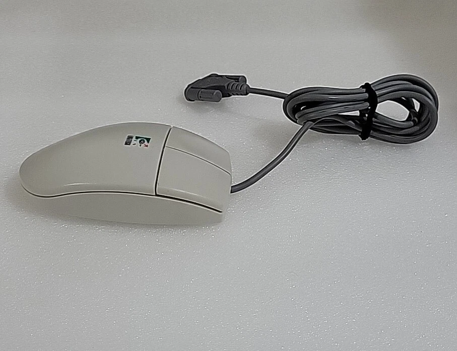Rare Vintage Logitech 2-Button Serial Mechanical Ball Mouse M-M34 (New Open Box) - Image 4 of 4