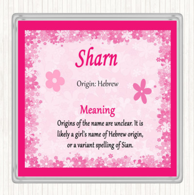Sharn Name Bedeutung Getränke Matte Untersetzer Rosa