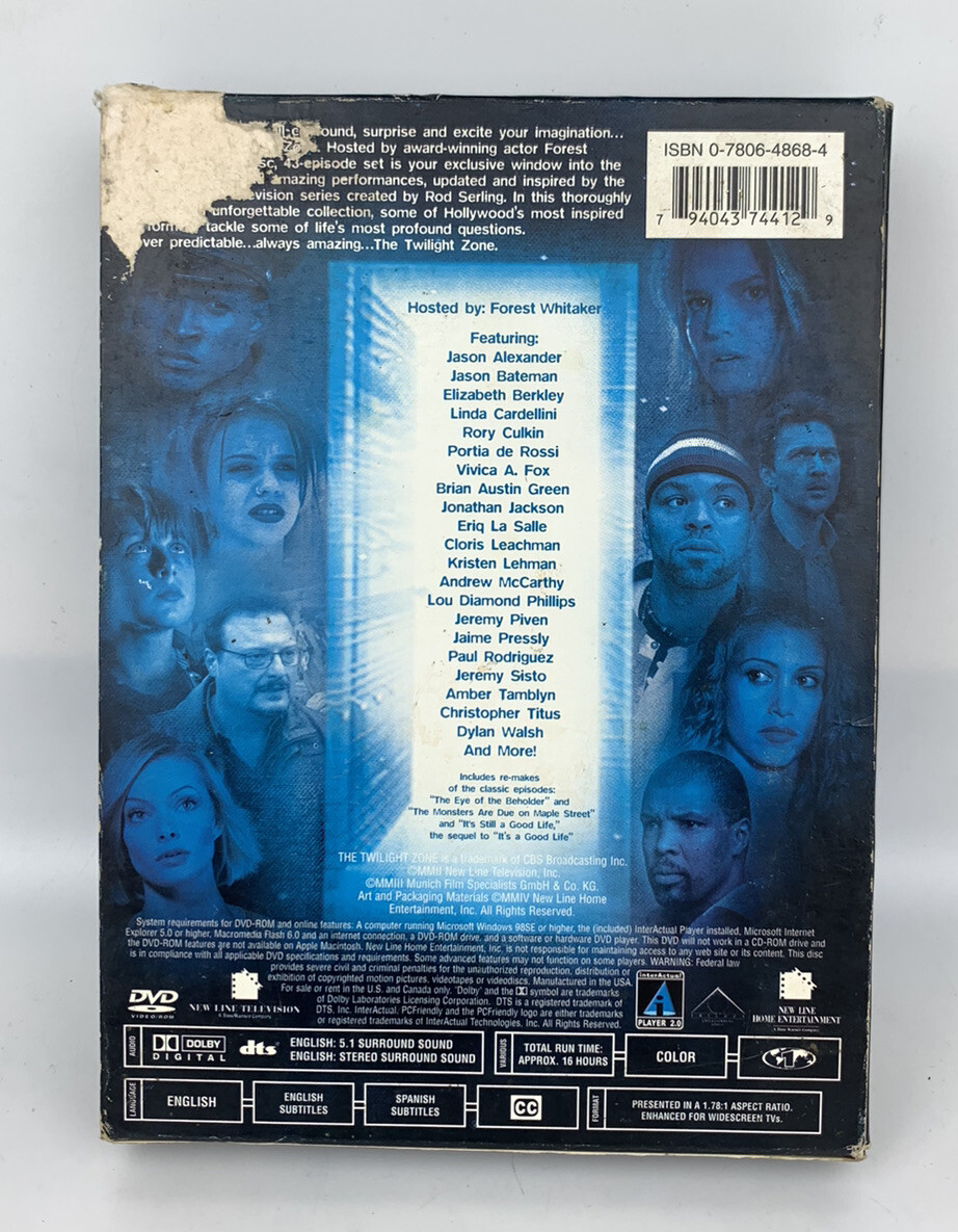 The Twilight Zone: Season One (5-Disc DVD Set, 2002) Region