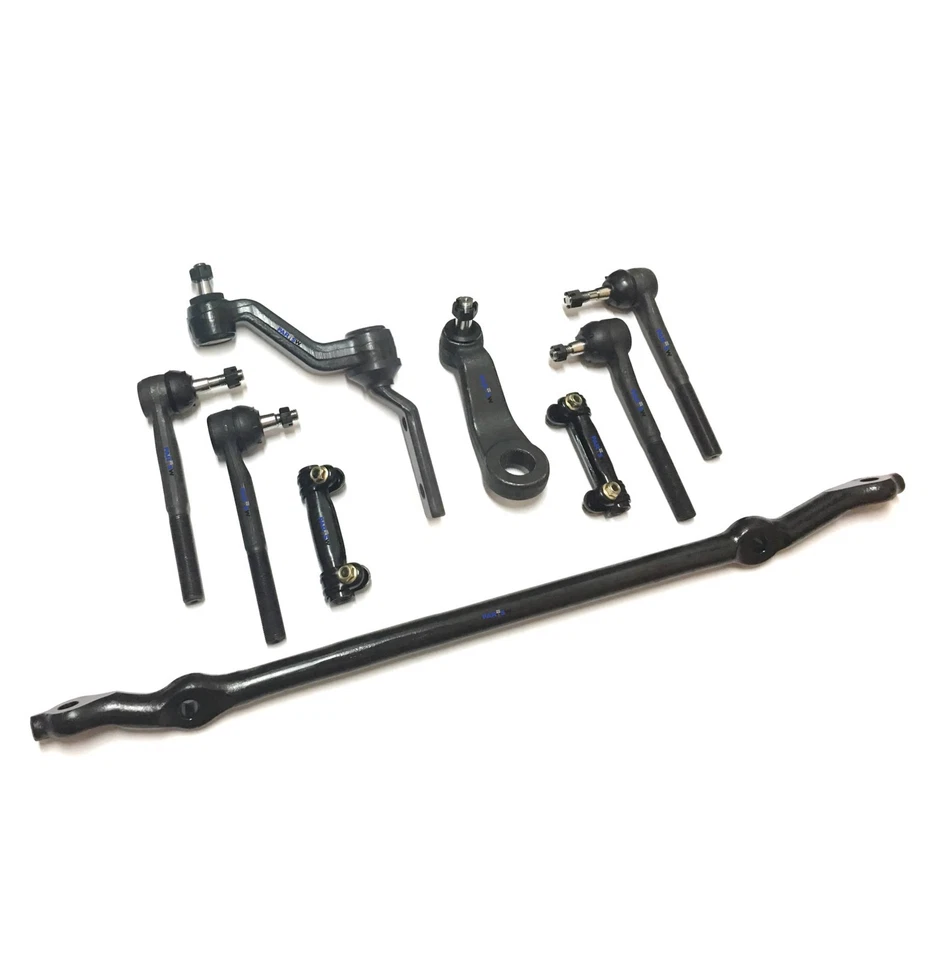 9 Pc Steering Kit for Chevrolet GMC K1500 1988-1991 Inner & Outer Tie Rod Ends - Image 2 of 3
