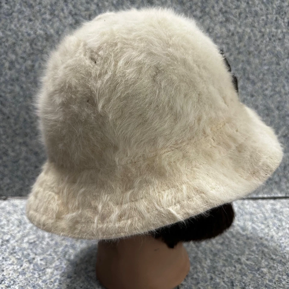 Sombrero de cubo Kangol Furgora para mujer pequeño gorra peluda hip hop mariposa prendedor CAO1474 Foto 2 de 4