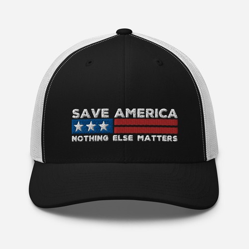 Sombrero de camionero Save America, Nothing Else Matters - Imagen 2 de 26