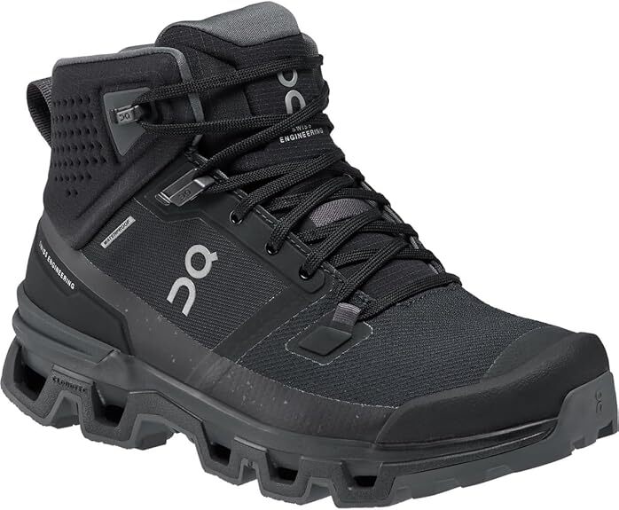 9699991 On Running Men's Cloudrock Waterproof Boots Black
