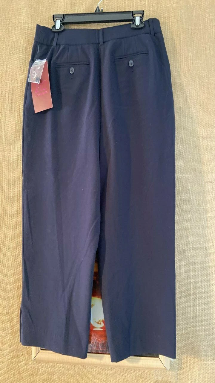 NWT 212 Collection women’s navy blue capri stretch pant size 12p