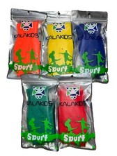 Kalakids Soccer Socks Sports Kids Size XS 9.5C-1.5Y 5 Pair Multi Bright Color