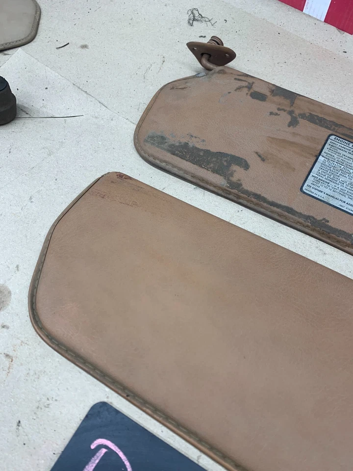 Camión Chevrolet GMC 1973 1987 C10 K10 parasoles parasoles bronceado naranja Foto 4 de 4