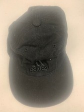 Adidas Youth Hat Cap Adjustable Black Pre Owned HT9 1
