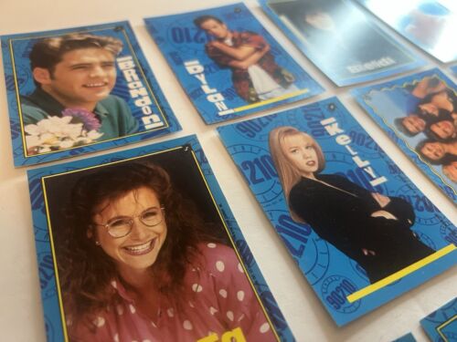 Juego completo de 11 pegatinas vintage Beverly Hills 90210 Topps 1991 - Imagen 6 de 6