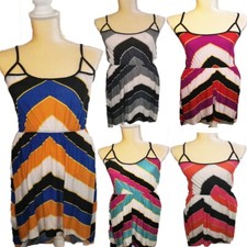Sexy Women's Summer Beach Boho Strappy V Neck Cami Dress