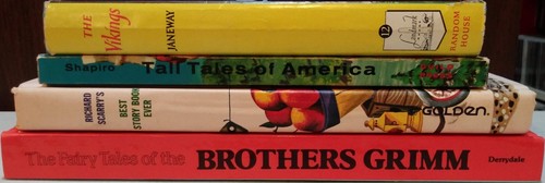 Four Children's Books  Wonderful Stories + Illustrations HC 3 printed boards+1DJ - Bild 5 von 23