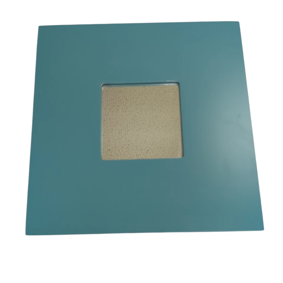 IKEA MALMA Espejo Cuadrado Decoración Pared Enmarcado Azul Teal 10” x 10” Lote de 2 Foto 2 de 4