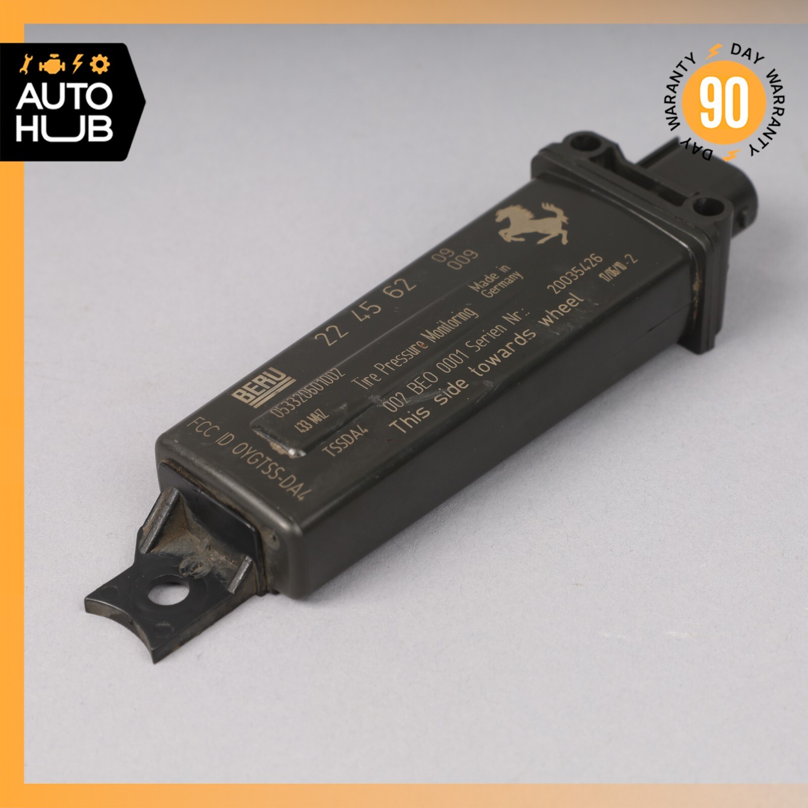 05-13 Maserati Quattroporte M139 Tire Pressure Monitor Sensor 224562 OEM